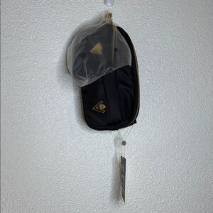 NWT-Valentino Orlandi-Black Belt Bag w/ wallet- Nylon- gold tone hardware